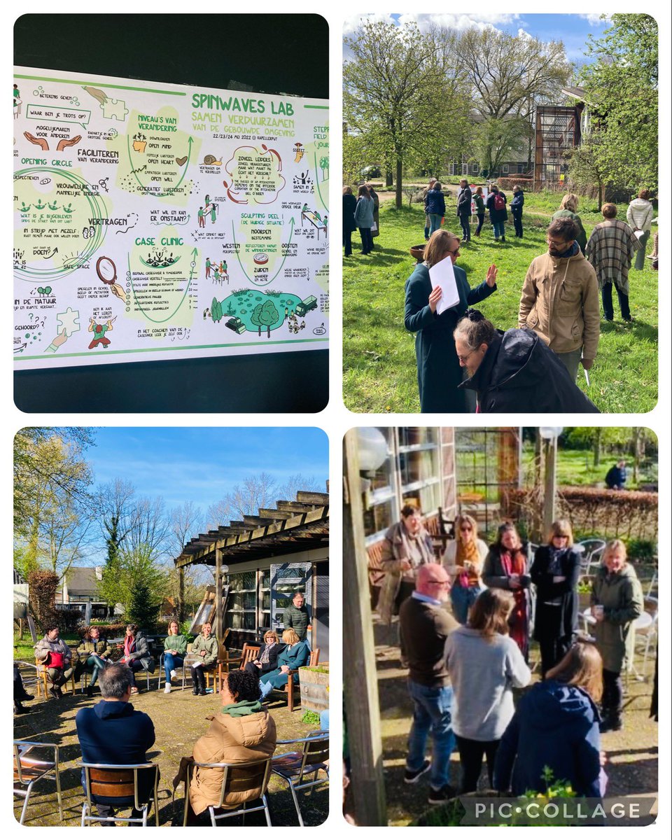 GertjanPrins's tweet image. Wat 1,5 jaar geleden begon als een reis over leiderschap in duurzaamheid met @SpinwavesLab eindigde gisteren met de laatste fysieke opleidingsdag bij de #dekleineaarde Boxtel. Veel geleerd over Theorie U en Biominicry dank daarvoor @SerenaScholte @Simoonfransen en Lydia Fraaije.