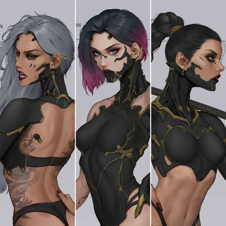 Первые четыре картинки в пинтерест = эстетика стиля вашей девушки
Киберпанк дитя улиц получается