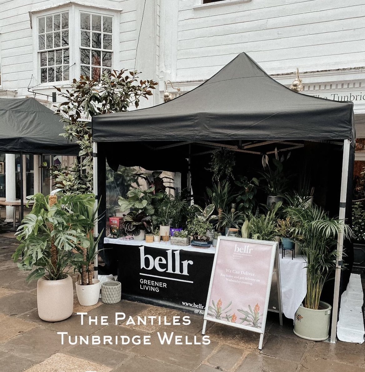 ThePantiles's tweet photo. It’s market day! Come along for a browse of a range of local produce, homeware, gifts, tasty treats, fashion… PLUS Sam and Tristan (from @e4chelsea) are here with their plant business Bellr ! 😃🌱
#ThePantiles #TunbridgeWells #SamPrince #TristanPhipps #MiC #MadeinChelsea https://t.co/f9eoSWUXbM
