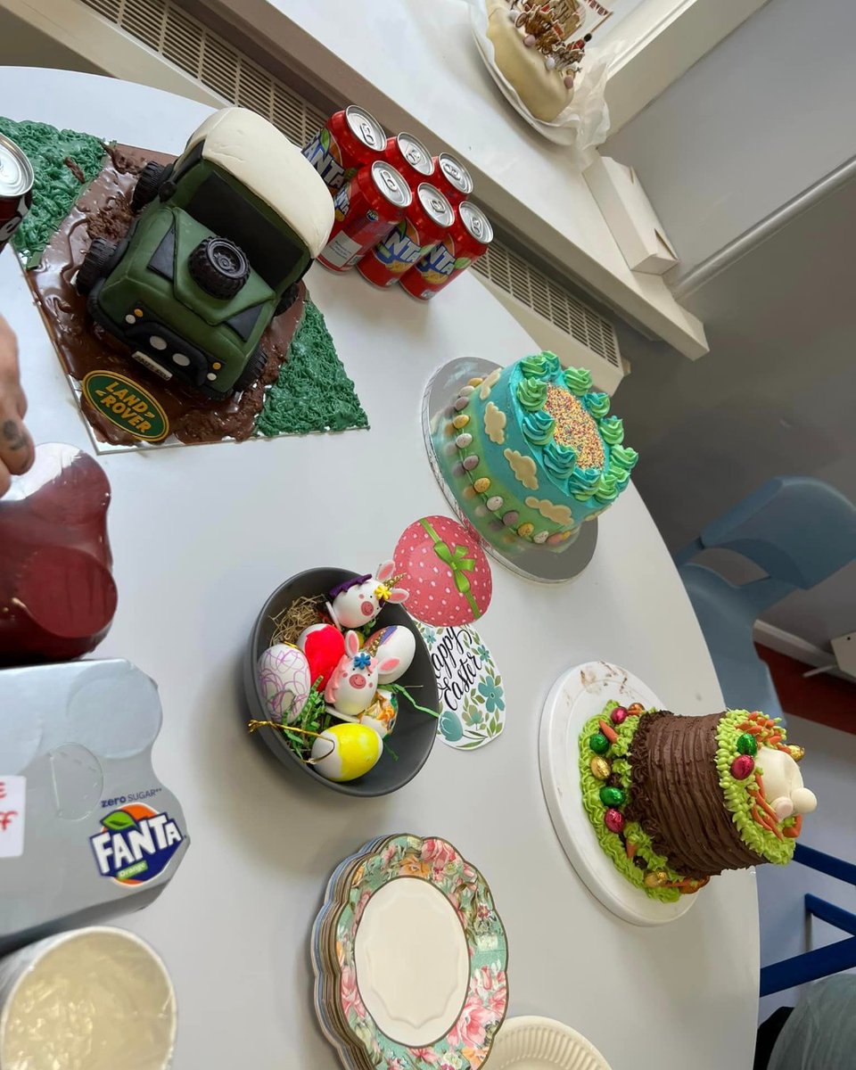 percyhedley's tweet photo. Our residentials had an Easter Bakeoff; just look at some of the fantastic cakes.
#Easter #Easterbakeoff #cakes https://t.co/FYYlBoue51