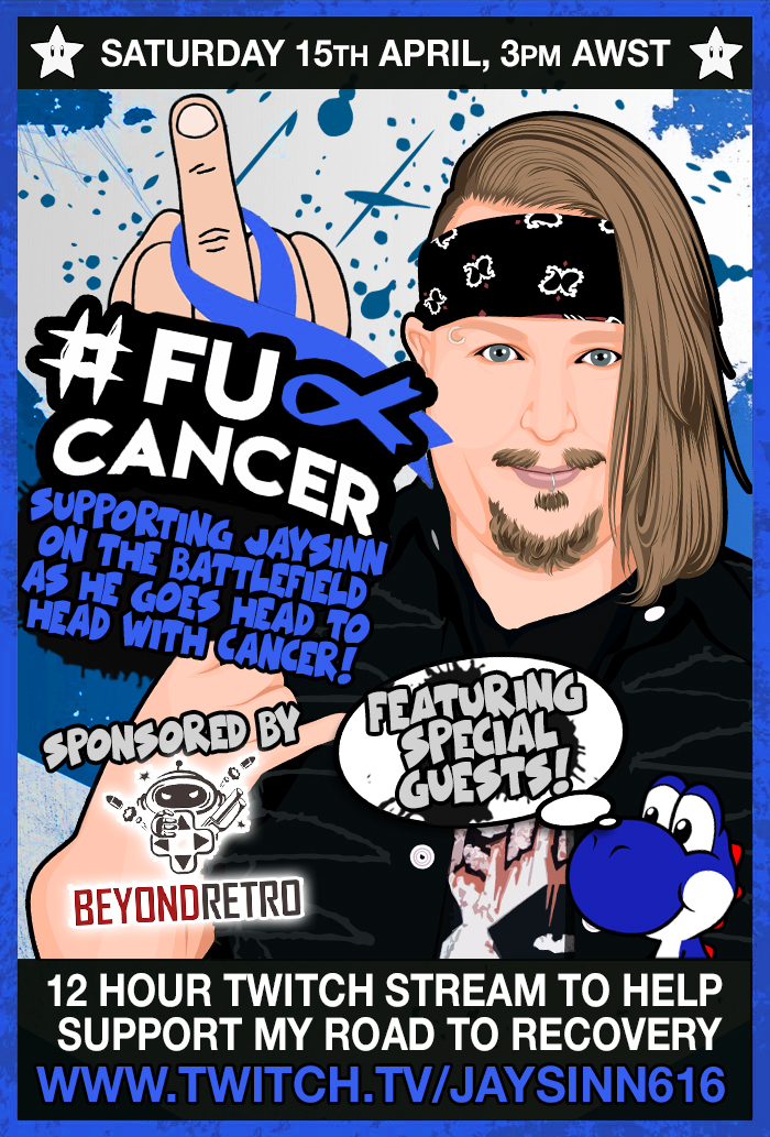 Jaysinn616's tweet photo. The "Self Proclaimed Retro King" is Live on Twitch for his #FUCKCANCER Fundraiser!! https://t.co/6jCGT8OGN3 Come and show some support! #gaming #twitch #twitchgaming #retrostreamer #retrogaming #retroking #consolegaming #oldschool #retrogamer #twitchstreamer #hellfnyeah #cancer https://t.co/XmOb3MXkwp