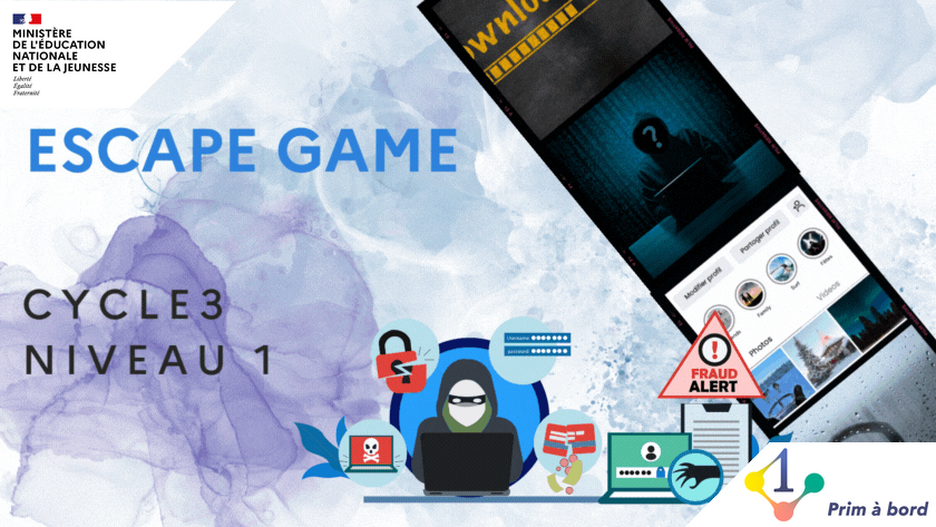 prim_edu_num's tweet photo. Cycle 3⃣ | Enseigner |  #EMI #EMC

📌 Alerte aux données volées ! Un #EscapeGame pour le cycle 3

▶️ https://t.co/l8mjYRDzam

✅ Guide pour l’enseignant
✅ Consignes pour naviguer sur les réseaux sociaux
✅ Feuille de route élève
✅ Vidéos
✅ Supports
✅ Solutions https://t.co/5a4mzJfLdY