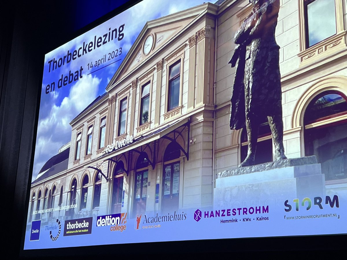 phsnijders's tweet photo. Boeiende en inspirerende #Thorbeckelezing #Zwolle in een uitverkocht @zwolsetheaters door @PieterOmtzigt over grondrechten, controlerende overheid versus burgers in control en burgerschap. https://t.co/wtGt26bENS