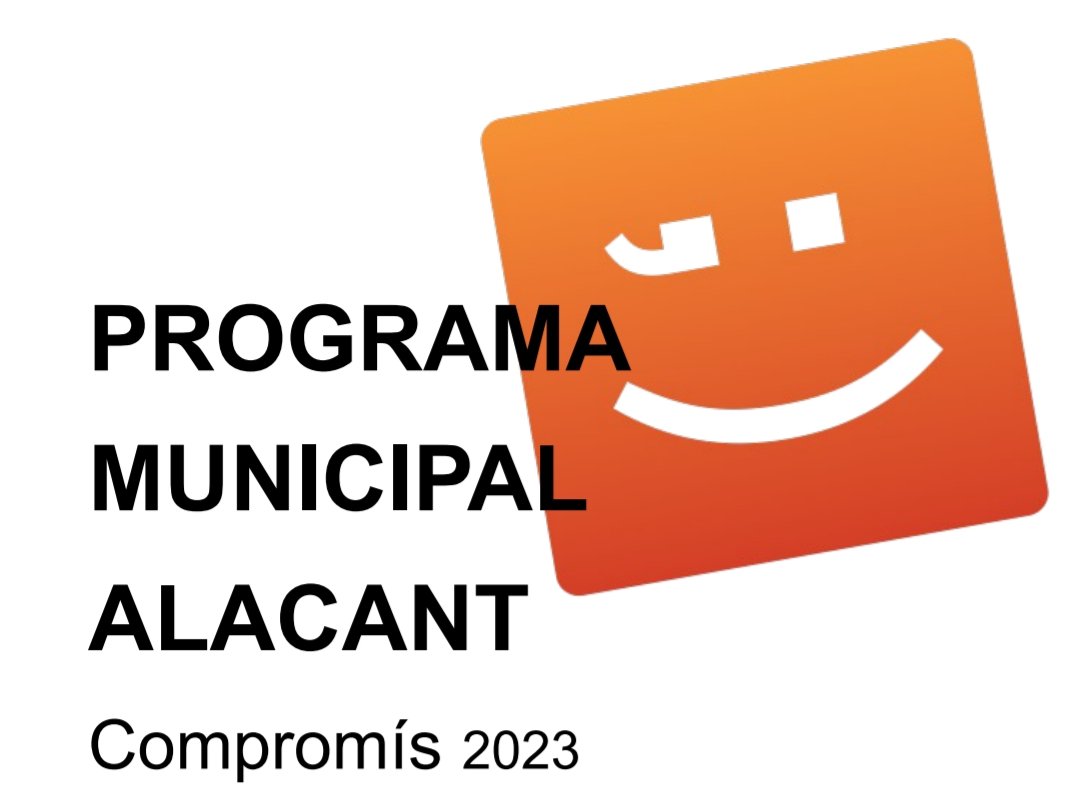 Programa #educacion📝 @CompromisALC ✅Conservación e incremento de la
red municipal de #escuelasinfantiles, con al menos una nueva
construcción para la próxima legislatura y
colaboración con @GVAeducacio para la ampliación de las aulas de
2 años.
✅#Alicante 
✅#FelizSábado