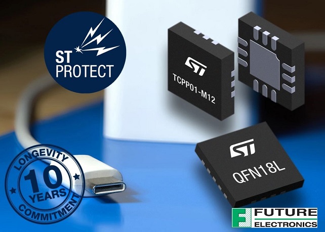 FutureElec's tweet photo. The TCPP01-M12 port protector from @ST_World enables system designers to quickly and safely replace older USB Type-A or Type-B ports with USB Type-C® technology.
#FutureElec #portprotector #USB https://t.co/UqCqecuo1X https://t.co/SkVcto1HhV