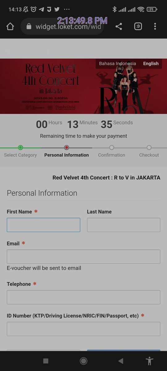 daisyflxxwer's tweet photo. wts 1 tiket red velvet cat 3a, bisa isi data sendiri ya

fee 100k

LANGSUNG KIRIM DATA DI DM KALAU MINAT 

 #rtovinjkt https://t.co/az4ahsCnQR