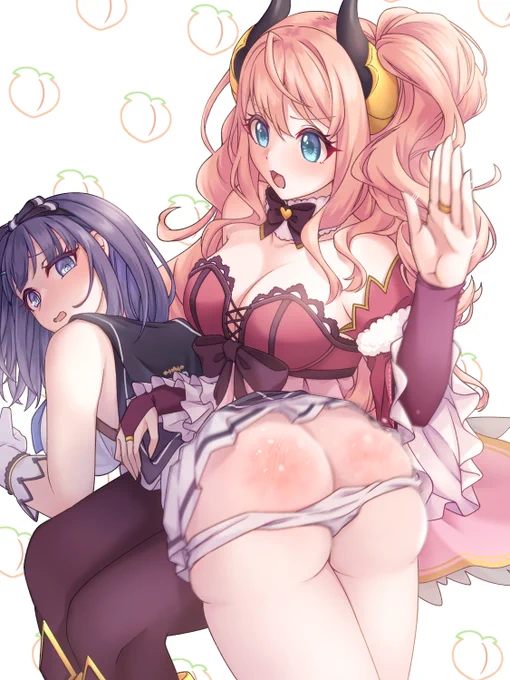 skebでミソラとすずなっちを描かせていただきました! ご依頼ありがとうございます!#プリコネR  #スズナ #ミソラ 
