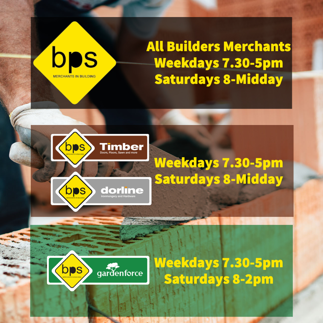 BPS Builders Merchants (@bpsbuildit) on Twitter photo ๐พ๐ฌ ๐จ๐น๐ฌ ๐ถ๐ท๐ฌ๐ต ๐ถ๐ต ๐บ๐จ๐ป๐ผ๐น๐ซ๐จ๐๐บ ๐ญ๐น๐ถ๐ด 8๐จ๐ด-๐ด๐ฐ๐ซ๐ซ๐จ๐ *๐ฎ๐๐๐
๐๐๐ญ๐๐๐๐ 8๐๐-2๐๐
All branches are open ๐๐๐๐ค๐๐๐ฒ๐ฌ ๐.๐๐๐๐ฆ-๐๐ฉ๐ฆ.
#BPSbuildit #buildersmerchants #diy #gardening #buildingproducts #construction #sealants #flooring #timber ๐พ๐ฌ ๐จ๐น๐ฌ ๐ถ๐ท๐ฌ๐ต ๐ถ๐ต ๐บ๐จ๐ป๐ผ๐น๐ซ๐จ๐๐บ ๐ญ๐น๐ถ๐ด 8๐จ๐ด-๐ด๐ฐ๐ซ๐ซ๐จ๐ *๐ฎ๐๐๐
๐๐๐ญ๐๐๐๐ 8๐๐-2๐๐
All branches are open ๐๐๐๐ค๐๐๐ฒ๐ฌ ๐.๐๐๐๐ฆ-๐๐ฉ๐ฆ.
#BPSbuildit #buildersmerchants #diy #gardening #buildingproducts #construction #sealants #flooring #timber