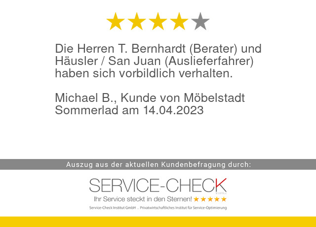 serviceinstitut's tweet image. Aus aktueller #servicecheck #Kundenbefragung von #MoebelstadtSommerlad:
service-check.com/bewertungen/ku…