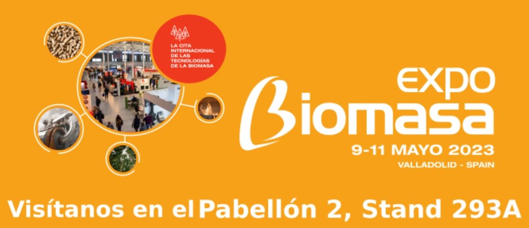 MRUIberica's tweet photo. 📢 Estaremos, una edición más, en #Expobiomasa .
Visítanos en el pabellón 2,stand 293A,🗓️ 9-11 Mayo 2023 y descubre el ➡️nuevo analizador de combustión OPTIMA. 
https://t.co/h18s6SbNDC https://t.co/nZtwxCd7Q6