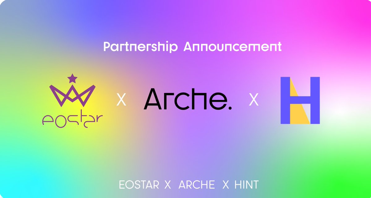 Arche_Club's tweet photo. 🤝Partnership Announcement🤝
ARCHE x eostar&HINT
#MOU
We promise to enter into a business agreement and faithfully implement it in order to promote joint cooperation and successfully carry out mutual cooperation.
#NFT #ARCHE #eostar #HINT #MOU https://t.co/8uHStKW7Yo