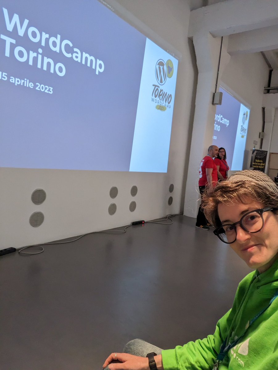 dottxado's tweet photo. In the first seat row @WordCampTRN #WCTRN @inpsyde https://t.co/U4TPXsGwsz
