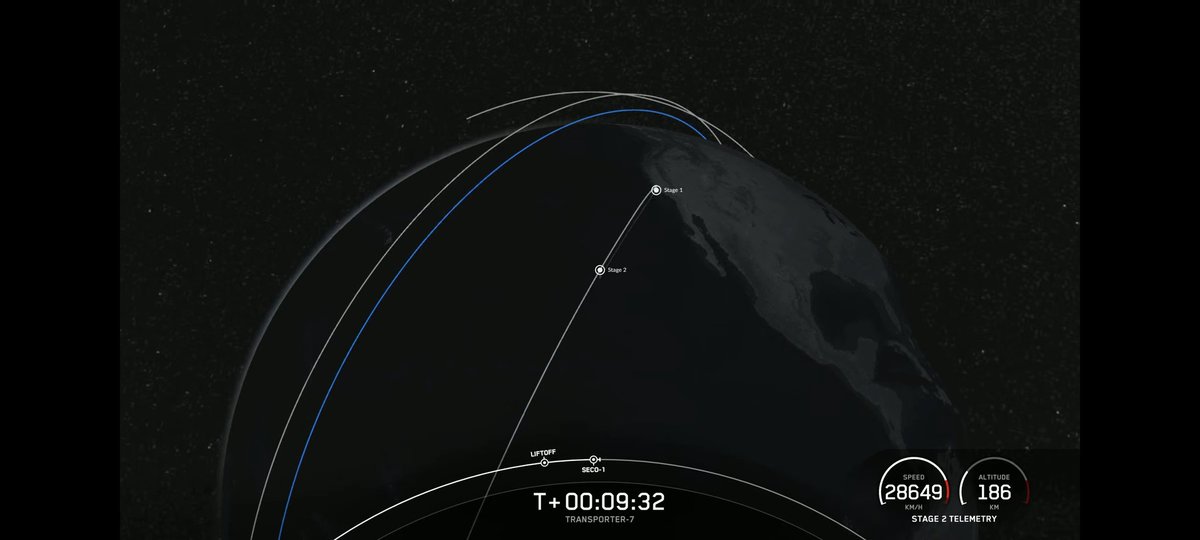 Prof_MFMcCabe's tweet photo. Liftoff!! Just watched the successful launch of the #kaust #cubesat!! The @SpaceX technology that allows these missions still feels like magic. Now just waiting for deployment (we're 8th in line). Congrats to the other 50 payloads being launched - some amazing missions on board! https://t.co/mltqQFza7n