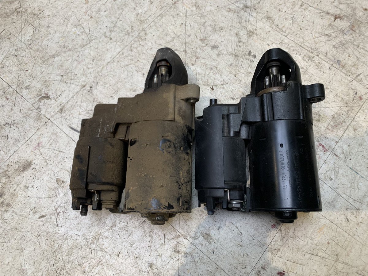 sunaotch's tweet image. アドフェスで調子の悪かったセルモーター。ごっそり交換します。
#HP2