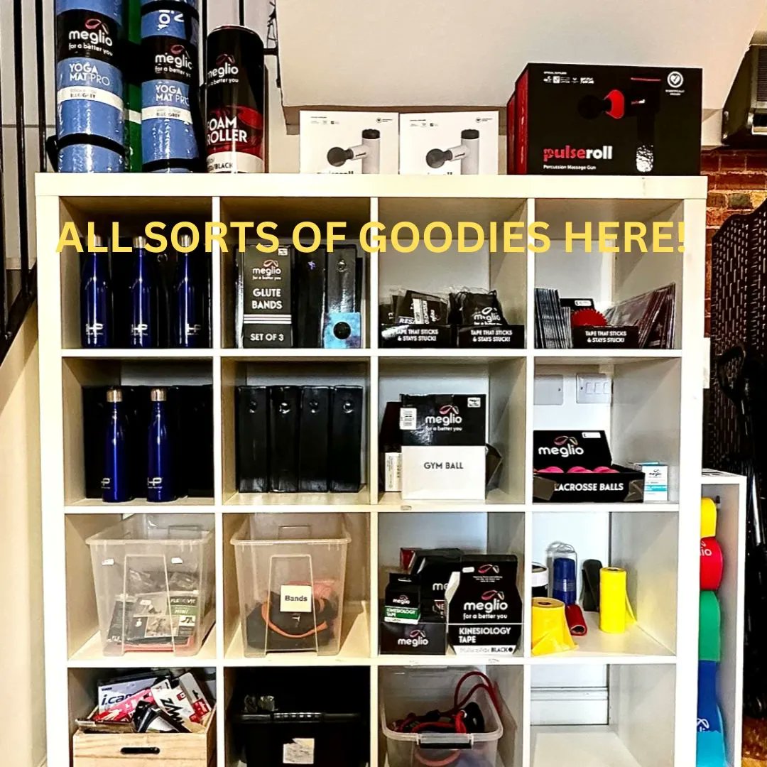 Don't forget we have all sorts of goodies for sale at the Henley Practice including, gym balls, massage balls, pulserolls, yoga mats, water bottles, and glute bands. Why not pop in and see if there's anything you need? 😀 #henleypractice #yoga #strength #gymwork #physio #meglio
