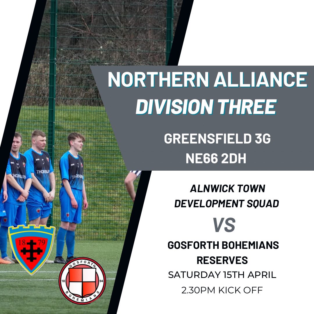 DevSquad_ATFC's tweet photo. ⚫️⚪️| GAME DAY

It’s another big game for our lads today, as they host @GosforthBohemi1 in a reversed league fixture

⚽️ Alnwick Town Development Squad
🆚 @GosforthBohemi1 
🏆 Northern Alliance Division Three
🏟️ Greensfield 3G, NE66 2DH
⌚️ 2.30pm kick off

#ATJFC #ATDS #MatchDay https://t.co/K31PvgvQ3z