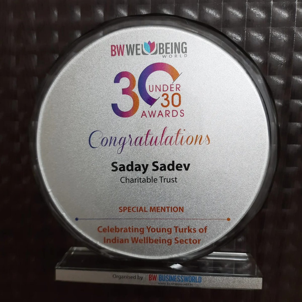 Sadaysadev's tweet photo. TEAM SADAY STARTING 2023 WITH A BANG
Hey all our beautiful people,

We are profoundly happy and delighted to share that our organization SADAY SADEV has been Awarded BW Wellbeing World 30 Under 30 Awards 2023 for our outstanding achievements at this young age. https://t.co/GzDnOh0GMY