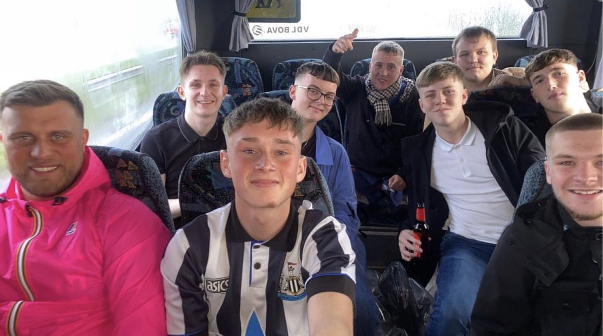 Football Away Days on Twitter "Newcastle fans en route to Villa Park