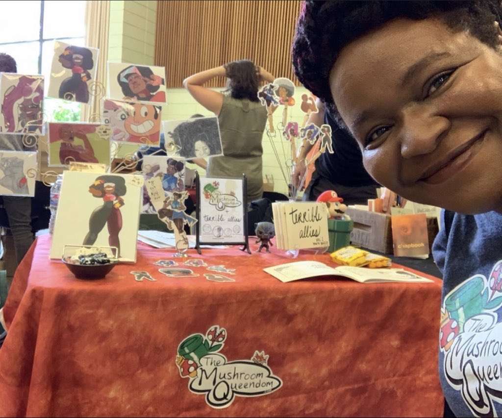 TerribleAllies's tweet photo. Just packing up some zines for the Small Comics Expo, part of the Peninsula Libraries Comics &amp; Art Festival~

Join me (@MushrooQueendom x @terribleallies) on Saturday 4/15 at the Burlingame Community Center (850 Burlingame Ave) from 10-4 for indie comics &amp; zines &amp; other things~✨ https://t.co/fPgXCPFqZE