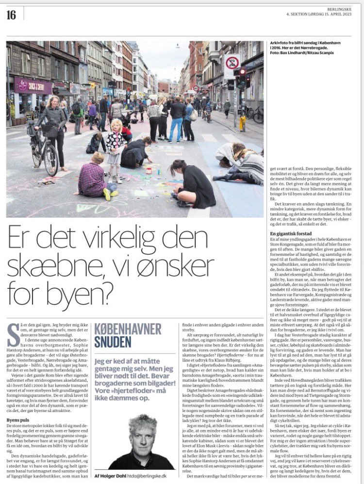 Tillykke til <a href="/MagasinetKBH/">Magasinet KBH</a> for deres Aprilsnar om <a href="/koebenhavner/">Københavns Kommune</a> 😂🐣
@Berlingske Holger Dahl aka KøbenhavnerSnuden er med to ugers forsinkelse hoppet direkte i med begge ben. En så stor opsat historie fortjener nok lidt mere research først 😉 #dkmedier #dkpol