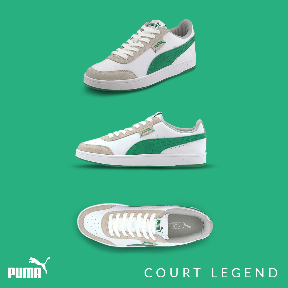 Reminiscent of the 70s retro era our Puma Court Legend sneakers are the perfect addition to your causal drip.

#WeOwnTheCity
#TheSkipperBarWay