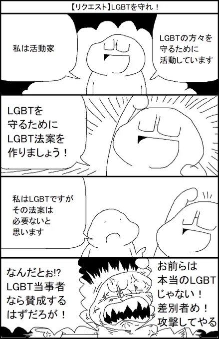 【リクエスト漫画】LGBTを守れ! 