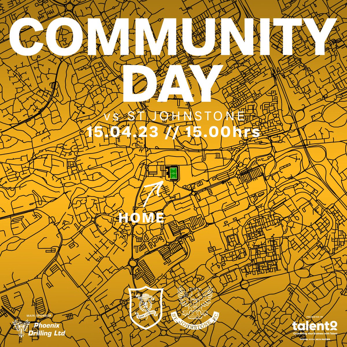 We are Livingston FC ↔️ You are Livingston FC.

The heart of the town 💛

We need your support today - help roar us on in these final stages.

Get your tickets here - eticketing.co.uk/livingstonfc/