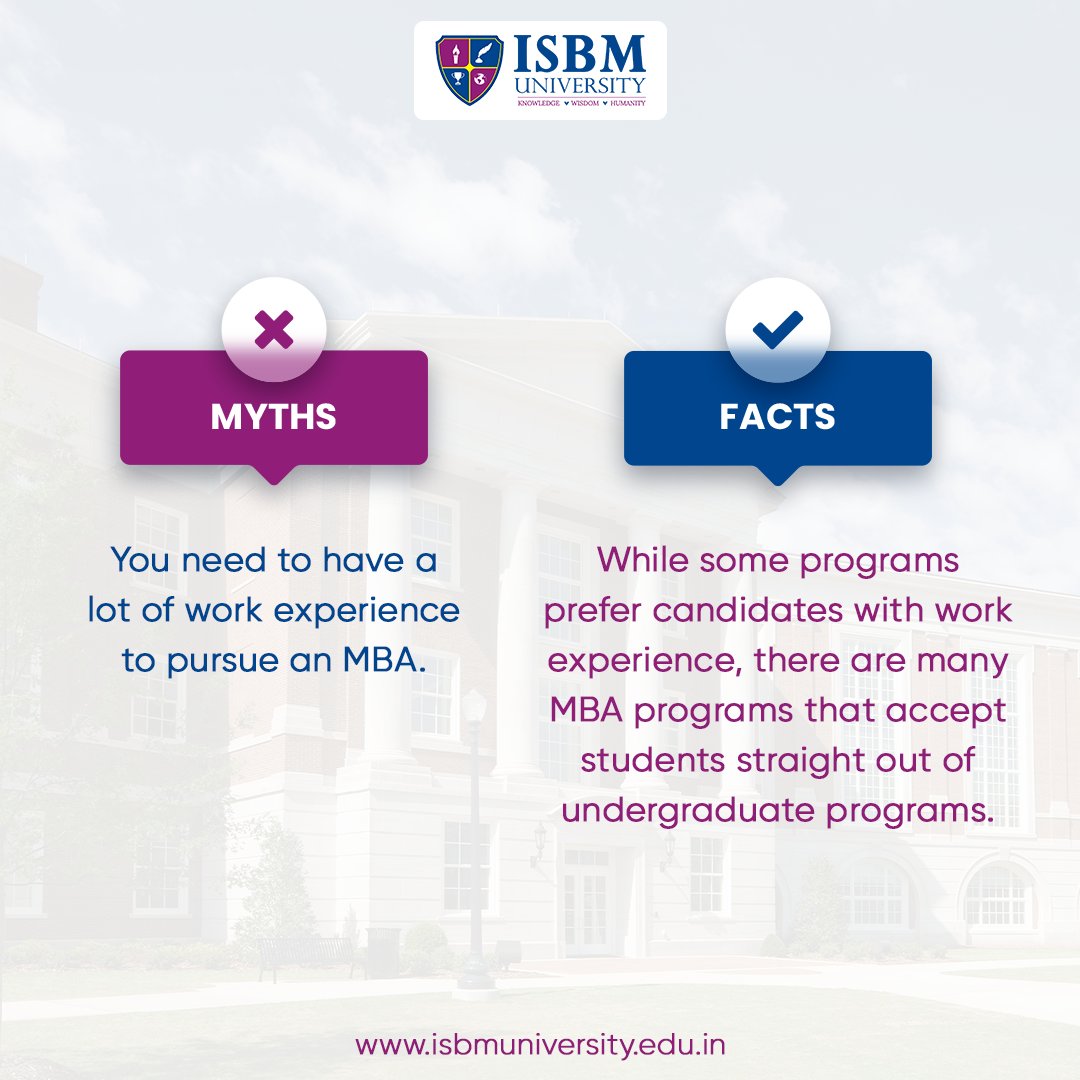 ISBMUniversity's tweet photo. Fact or fiction? Get the real story on MBA with ISBM University's expert faculty.
To know more visit https://t.co/vMb6rVZ5Ya
#isbm #university #isbmuniversity #MBAMyth #mythvsfact #ISBMUniversityMBA #MBAFactsOnly #EnrollwithISBM #mbarealitycheck https://t.co/14dt5P4vMg