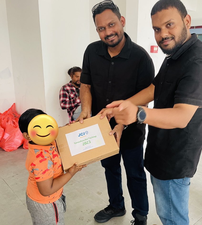 <a href="/jcimvofficial/">JCI Maldives</a> Ekugai Charity Program for Ramadan 1444 in partnership with @AEG_Mv 

<a href="/JCIKaafumv/">JCI Kaafu (Maldives)</a> <a href="/JCIAdduMv/">JCI Addu</a> <a href="/jcileaders/">JCI</a>