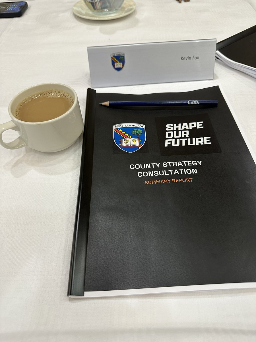 Early start to a Saturday but looking forward to getting involved in the @Armagh_GAA strategy consultation #ShapeOurFuture