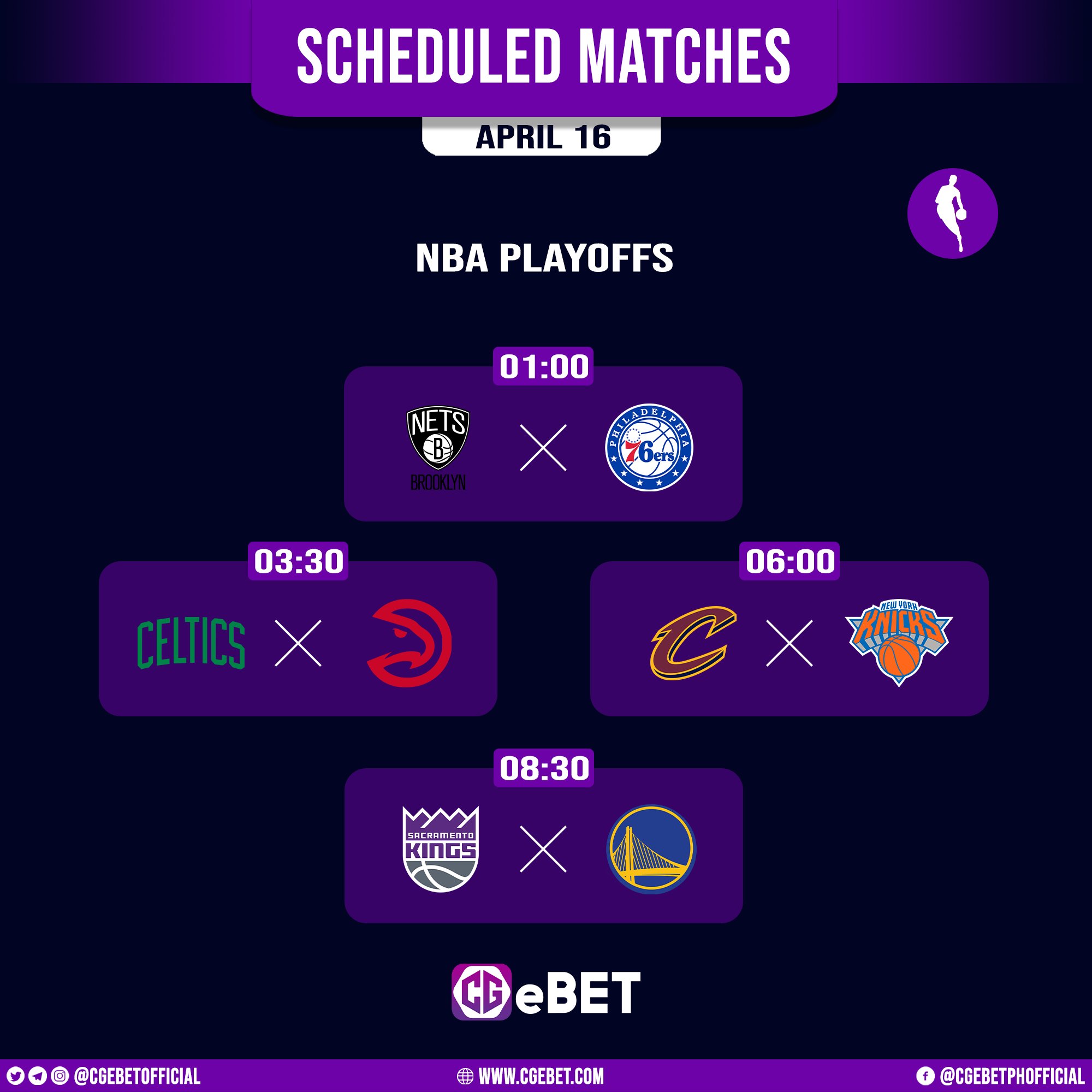 CGeBET Official on Twitter "The 2023 NBA Playoffs are set! Here's the