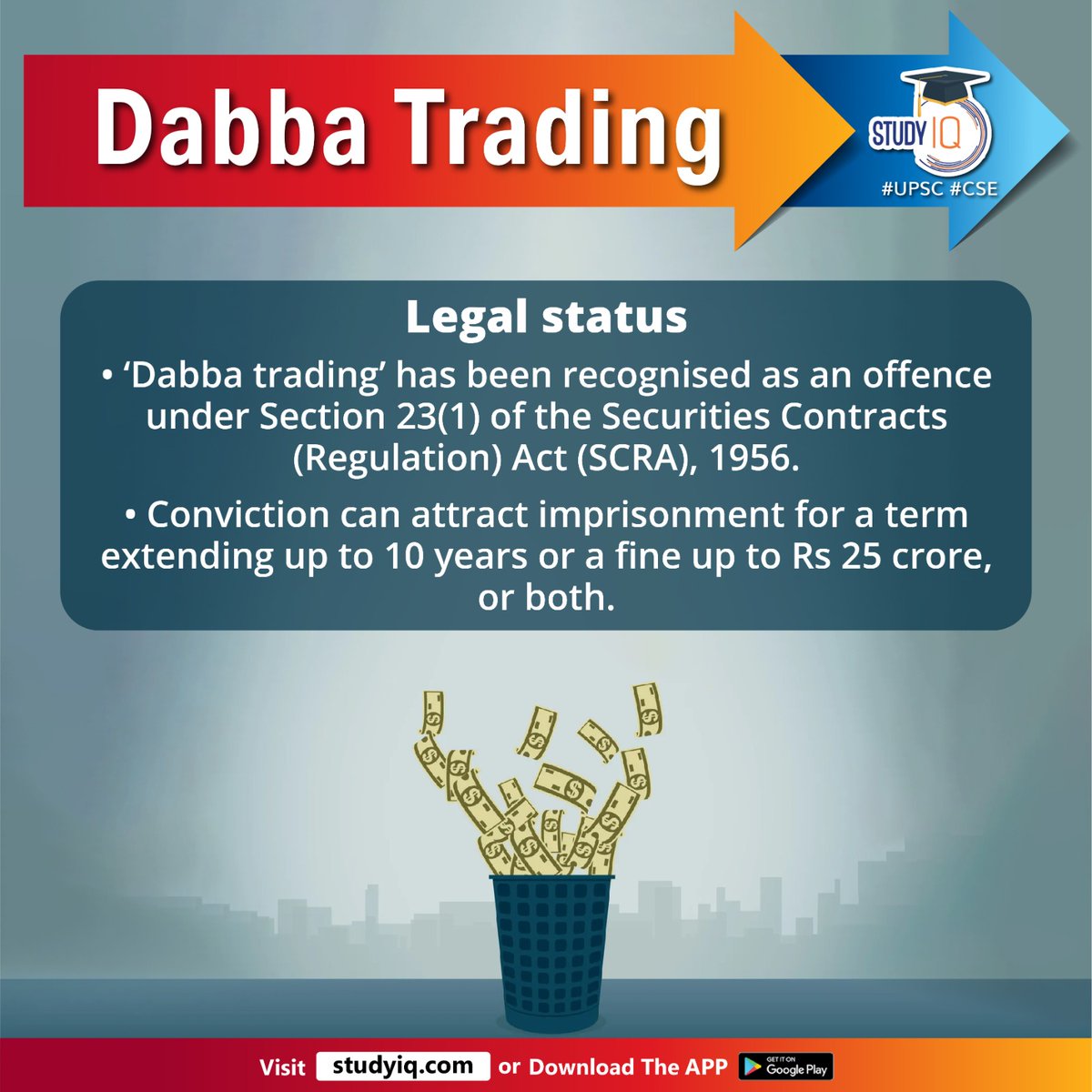 Dabba Trading

#dabbatrading #nationalstockexchange #nse #whyinnews #stockexchanges #physicalownership #softwareterminals #mechanism #hence #section23 #securitiescontractsact #scra #upsc #cse #ips #ias