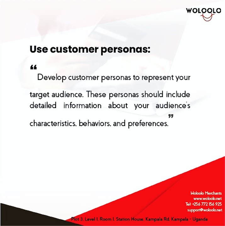 woloafrica's tweet photo. Create customer personas with audience characteristics, behaviors, and preferences.
#contentcreators #creativity #Woloolo #tiktokmarketing #tiktoktips #digitalamarketing #socialmediamarketing see thread to https://t.co/G8JoR31GHb https://t.co/Ns8GXUMDOD