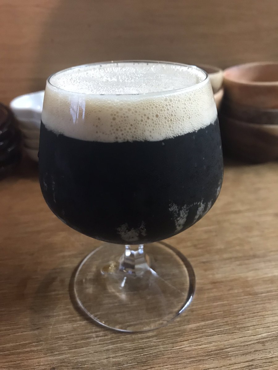 xiaojien's tweet photo. 黒玉パンチ　
ブラックオートミールサワー　Alc5%

#シンキチ醸造所 https://t.co/w7oThdpAXn