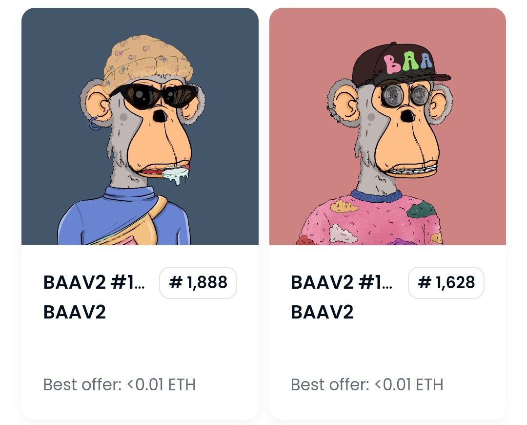 Received this absolutely beautiful artwork as airdrops from the most lovely supporter of the #NFTCommunity dear <a href="/BoredAlienApes/">Bored Alien Apes</a>  / <a href="/StielHugh/">HughStiel/RoyalFrenchmenHotel Bar Gallery & Events</a> 💙🫂

Thank you for all your support and  for this wonderful artwork. 

#BAA to the moon 🚀

Mint yours here 🤗👇
baav2.com