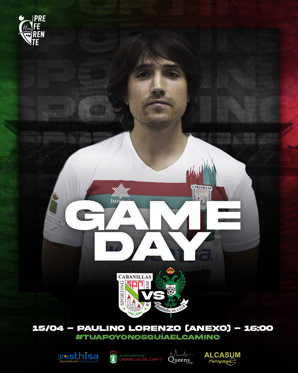 Sp_Cabanillas's tweet photo. SENIOR PREFERENTE
Nuestro Preferente tiene un desplazamiento siempre complicado en Toledo.
Suerte chicos!!
#123Sporting🇮🇹
📆 15/04/23
🏠 Anx Paulino Lorenzo (Toledo)
⏰ 16.00h
🆚 @cd_toledo "B" https://t.co/CVyEIJnxh8