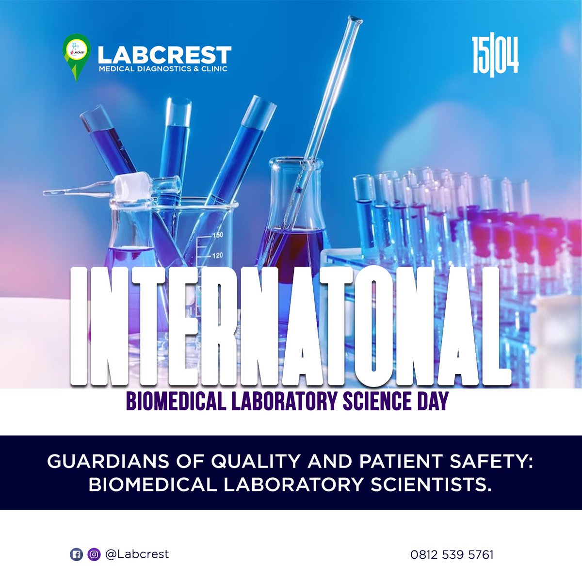 dammiecute94's tweet image. Happy International Biomedical Laboratory Science Day!
#MLSDAY2023 
@LabcrestMedical 
@AMLSNNational 
@BillyroseSoji 
@antice_xii 
@YmlsfNigeria