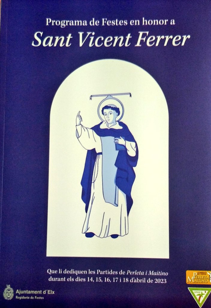 HistoriadElx's tweet photo. Han comenรงat les festes de #Perleta en honor a Sant Vicent Ferrer. Ahir a la nit amb el pregรณ i imposiciรณ de bandes, es va donar inici a les festes 2023 de les pedanies del #campdelx. https://t.co/bgxujdAc2k