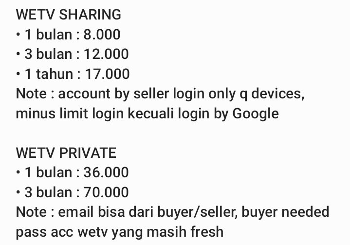caileenris's tweet photo. WETV PREMIUM READY

💰payment: spay, gopay, pulsa
📞dm/wa: https://t.co/1rw44G6vGH

#zonauang #zonabu #zonaba #zonajajan https://t.co/NjSZvLK60E