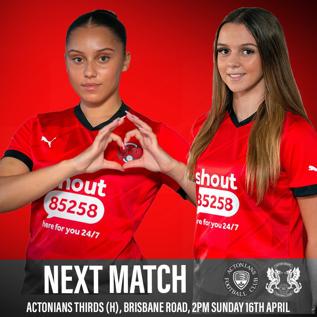 LOFCWomen's tweet photo. We’re back at Brisbane Road tomorrow🔥🙌

Come down and show your support for the O’s as we take on Actonians Thirds at the stadium. 

Kick off 2pm. COYO’s!

#LOFC #OneOrient https://t.co/losiidJEz6