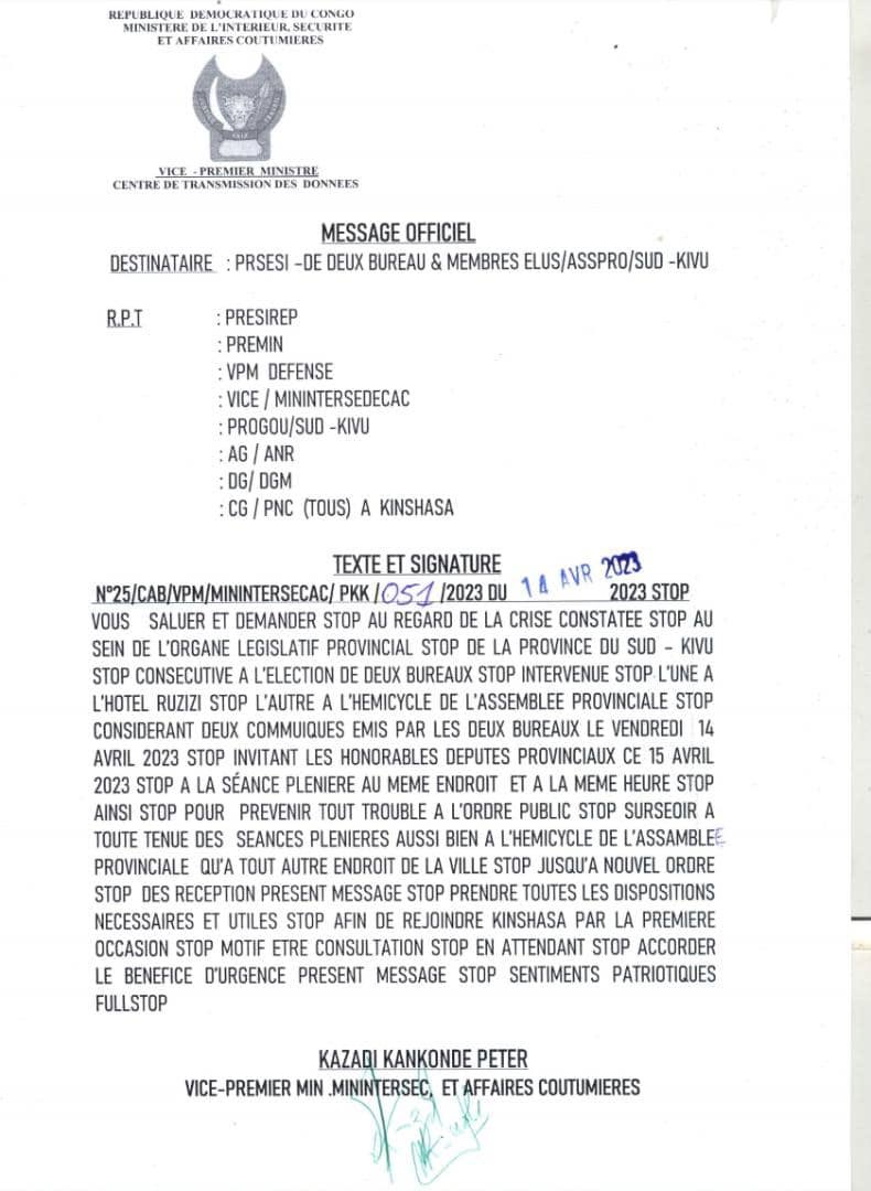 Régime de la honte !