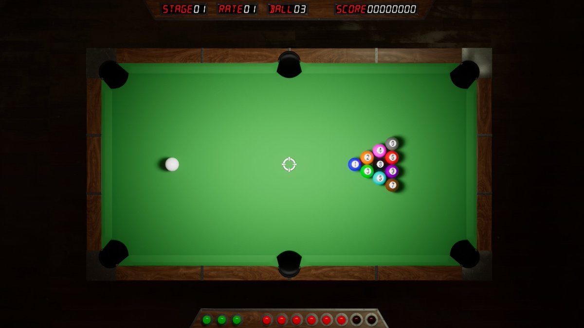 Steven_van_Wyk's tweet photo. This week I finished the physicalized UI/HUD elements for my Lunar Pool retro remake project. #screenshotsaturday #retroremake #LunarPool #gamedevelopment https://t.co/0xHljpAuGE
