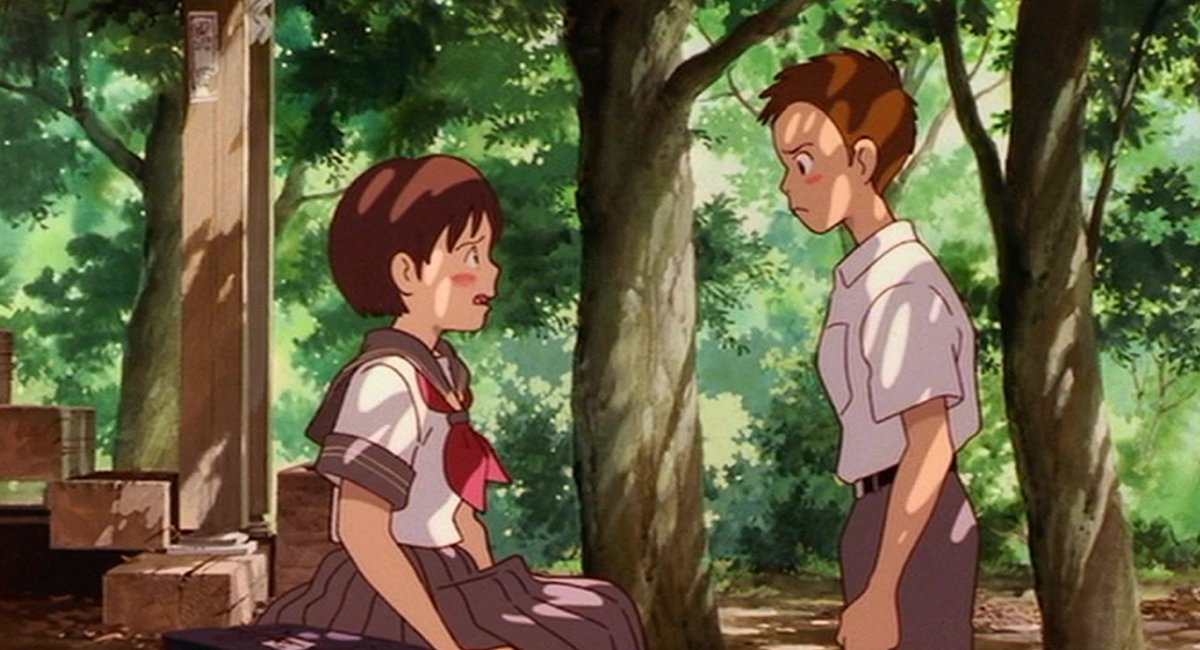 耳をすませば』で杉村が告白するシーンは、絵コンテだとなぜか聖司の