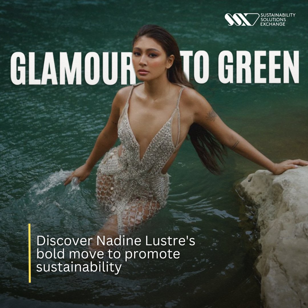 SSXPhilippines's tweet photo. Lights, Camera, Action for Sustainability! 

Discover how Nadine Lustre, an award-winning actress and one of this generation's biggest stars, is contributing to a better world and inspiring us to join the movement in protecting our planet!  
READ: https://t.co/Hkv4fllASz https://t.co/vG0xfkumS3