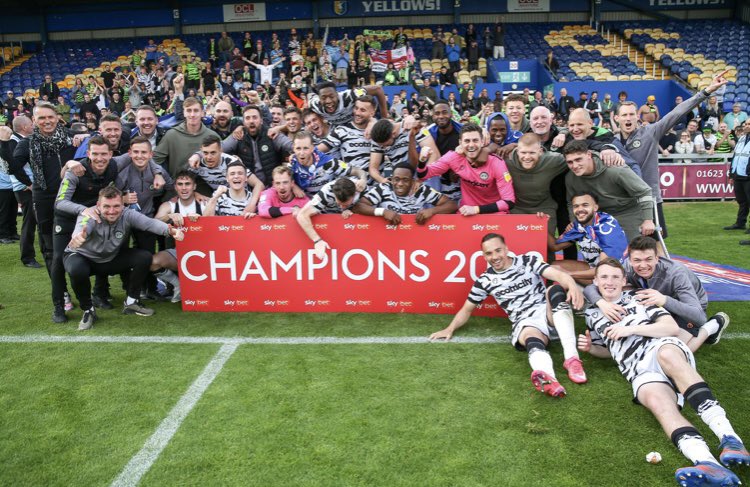 This was Forest Green Rovers last season, today we could be relegated if we loose a Oxford Utd win 🙁 it could be a very sad day.