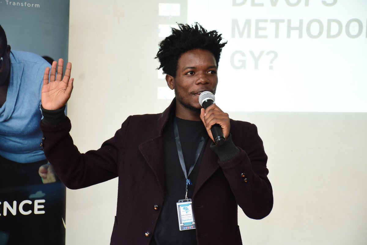 SpaceYaTech's tweet photo. Session 1: RoadMap to DevOps by @fidel_masitsa
#DevOpsNairobi @moringaschool @ICP_Africa https://t.co/15HJcqLw1W