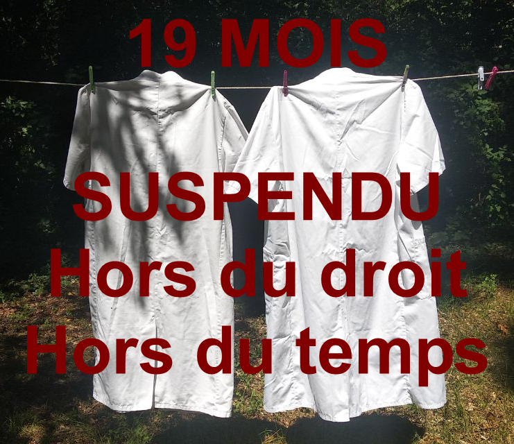 grungalizer's tweet photo. 🚨Samedi 15/04/23
🗣️Cela fait aujourd'hui #19mois❗️
🚨#19mois que des hommes et des femmes st #suspendus hors du droit, hors du temps❗️
🗣️#suspendus sans salaire, sans alternative, sans droit et sans fin, dans le plus grand mépris et indifférence❗️
 🗣️#JusticePourLesSuspendus❗️ https://t.co/PEXpxn8q3r
