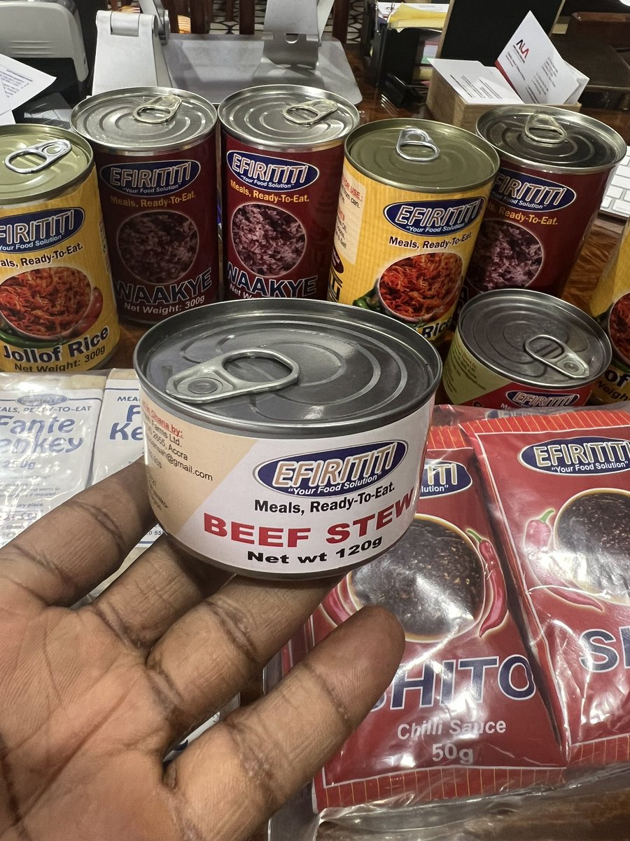 I invited my friend Dr Eugene Owusu for a waakye lunch in my office, ALA, early March and he promised me to send samples of canned waakye his good friend has started packaging, under the brand name Efirititi. “Open the can, pour content into a bowl, microwave and eat,” he said.