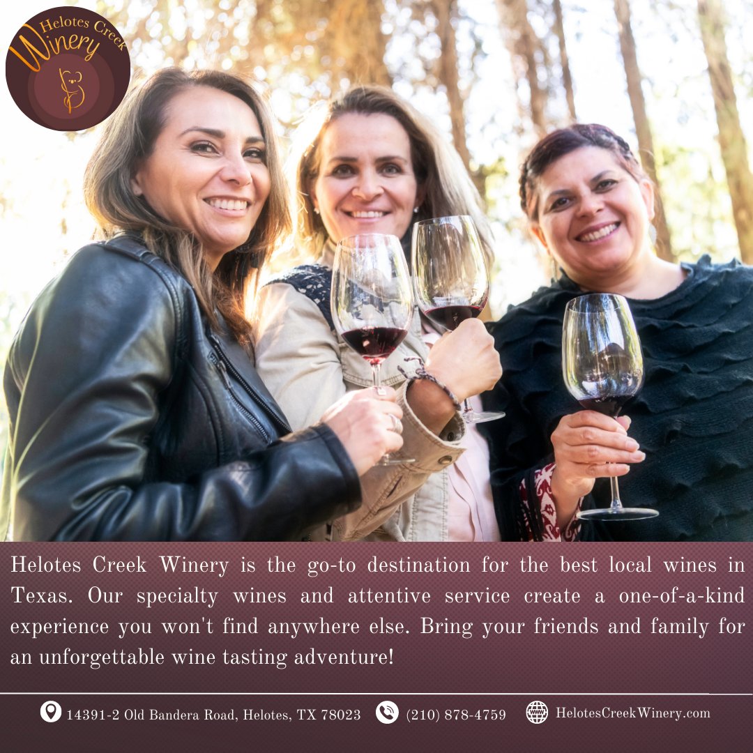 #HelotesCreekWinery #WineLovers #TexasWinery #BestLocalWines #HelotesTexas #WineTasting #VineyardsOfTexas #WineryExperience #WineOClock #WineryTour #Winery #WineryTours #WineryLovers