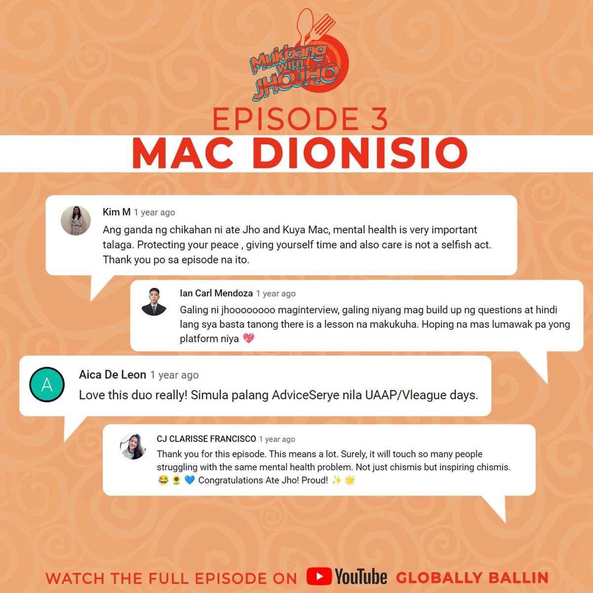 'Ang ganda ng chikahan ni ate Jho and Kuya Mac, mental health is very important talaga.'

Watch full episode 3 with Mac Dionisio here: youtu.be/19vZa9-j6PA

#Volleyball #WomensVolleyball #Ateneo #AteneoLadyEagles #AteneoVolleyball #JhoMaraguinot #MacDionisio